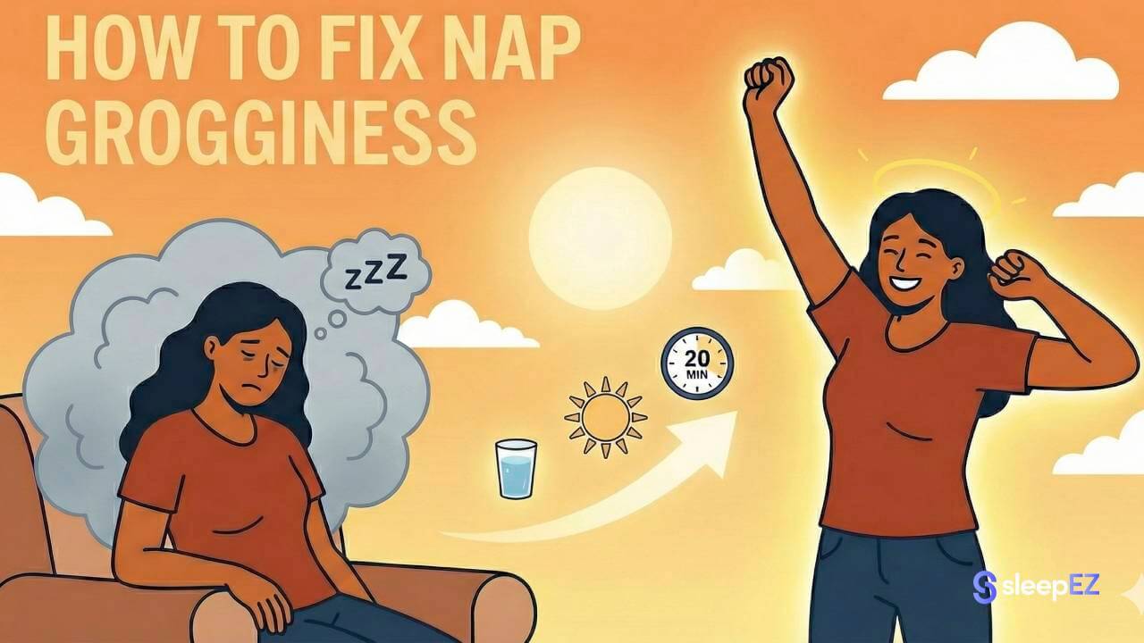 How to Fix Nap Grogginess: 5 Sensory Hacks to Wake Up Alert