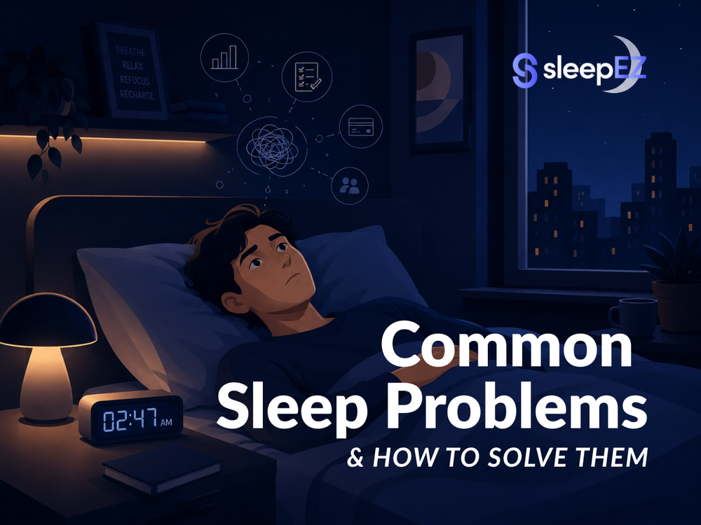 Common Sleep Problems and Solutions | SleepEZ